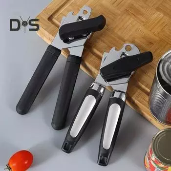 Компактный консервный нож с острым лезвием, отличный ручной ручной инструмент для бара, универсальный открывалка для пивных банок черный белый