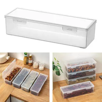 Компактный контейнер для специй с надежной крышкой для хранения кухонных приправ и приправ