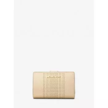 Компактный кошелек MICHAEL KORS JET SET TRAVEL с складной молнией, средний размер 35S4GTVF6O705 Бледно-золотой