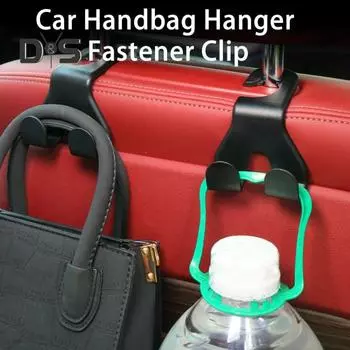 Компактный крючок для подголовника автомобиля, износостойкий, полезный, вешалка для подголовника автомобиля, держатель для телефона коричневый