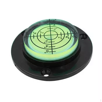 Алюминиевый высокоточный горизонтальный нивелир пузырьковый уровень инструмент круг 50 мм Color A