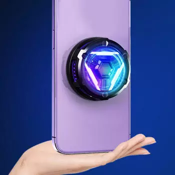 Компактный магнитный кулер для телефона для игр на планшетах и потоковой передачи видео чёрный