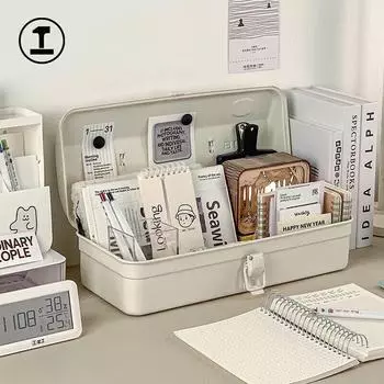 Компактный металлический ящик для инструментов и хранения для кемпинга и домашнего хозяйства