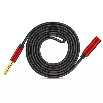 Компактный микрофонный кабель-удлинитель AUX Audio Mm, медный 1m