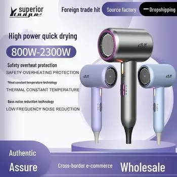 Компактный мощный складной фен для быстрого ухода за волосами дома и в общежитии F8-800W фиолетовый