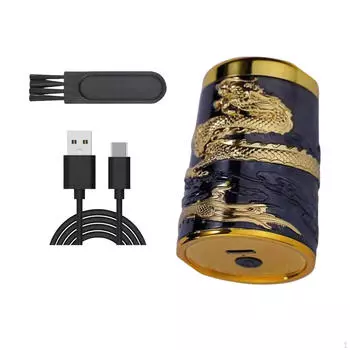 Компактный мужской инструмент для ухода за волосами для путешествий и домашнего использования чёрный