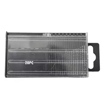 Компактный набор из 20 мини-сверл HSS для точного сверления и моделирования //новый