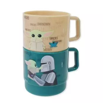 Компактный набор мандалорских чашек Lilpang Star Wars, 2 шт., разные цвета, 1 комплект