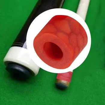 Компактный наконечник для бильярдного кия 14 мм, сменная деталь, трубка для пула красный