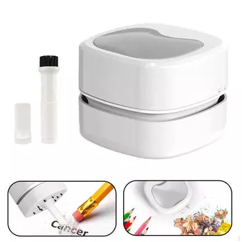 Компактный настольный пылесос — эффективный инструмент для уборки дома и офиса розовый