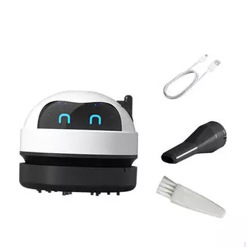 Компактный настольный пылесос чёрный