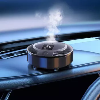 Компактный очиститель воздуха для контроля запахов с зарядкой типа C и регулируемыми скоростями Car Home Black