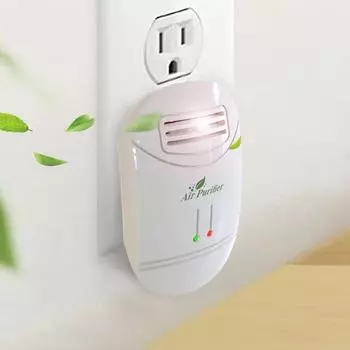 Компактный очиститель воздуха с отрицательными ионами: Стерилизует, удаляет формальдегид, PM2.5 и дым для бытового использования US standard, 1200w