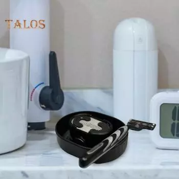 Компактный ополаскиватель для бритвы Технология струи воды Эффективно очищает бритву Фильтр 150 микрон Любая бритва с лезвиями Экономит воду Никаких шнуров Портативный инструмент для чистки бритвы прозрачный