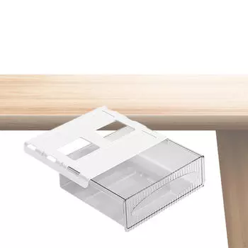 Компактный органайзер для ящиков под столом для домашнего офиса White L