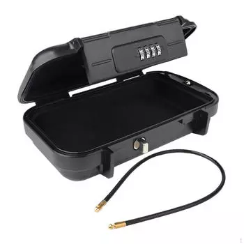 Компактный органайзер-коробка со съемным ремешком. Надежный футляр для хранения вещей. чёрный