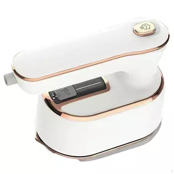 Компактный отпариватель для одежды с американской вилкой для путешествий белый