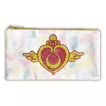 Компактный плоский мешочек Bandai Sailor Moon Glitter BS-KFP-CM