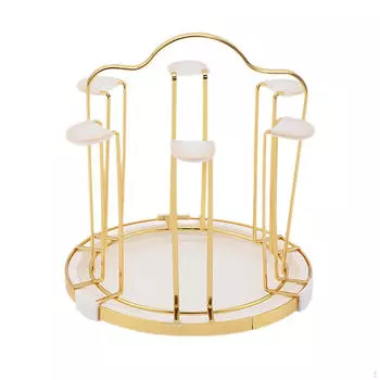 Компактный подстаканник для сушки и сушки кружек белый