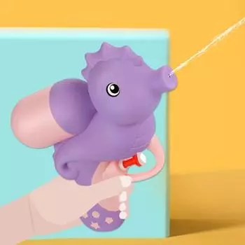 Компактный прекрасный уличный развлекательный яркий цветной мультяшный динозавр летняя игрушка для девочек водный шутер светло-зеленый