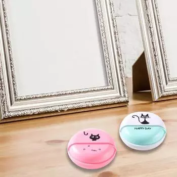 Компактный размер, круглая модная скользящая крышка, многоцелевой чехол для хранения наушников, сумка для наушников