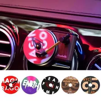 Компактный размер отражетеля ароматности освежителя воздуха автомобиля проигрывателя пластинок, легкий для установки умный A