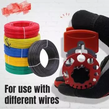 Компактный ручной инструмент для зачистки проводов, лезвие, глубина зачистки медной проволоки, регулируемый портативный инструмент для зачистки кабеля A