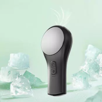 Компактный ручной вентилятор — легкое портативное охлаждающее устройство для путешествий и активного отдыха чёрный