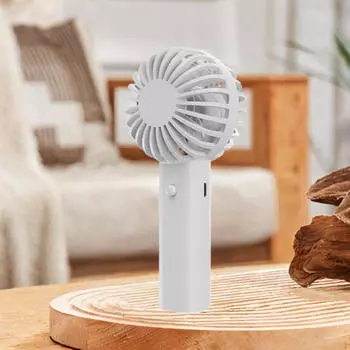 Компактный ручной вентилятор с регулировкой для путешествий и использования на открытом воздухе синий