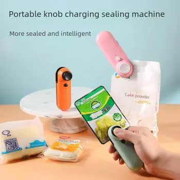 Компактный ручной запайщик пищевых продуктов: Мини-закусочный и бытовой ламинатор