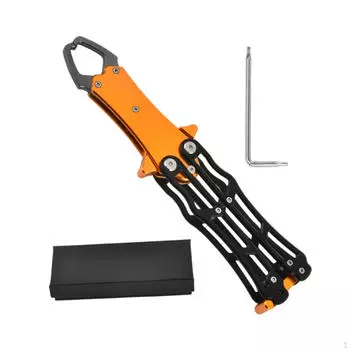 Компактный рыболовный захват для обработки рыбы оранжевый