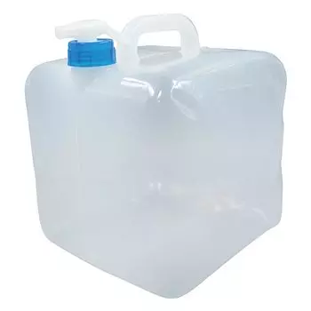 Компактный складной бак для воды 10 л с краном и ручкой, пластиковый бак для улицы FIN-1150