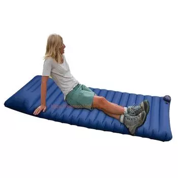 Компактный складной надувной матрас из нейлона, водонепроницаемый коврик для кемпинга для пешего туризма