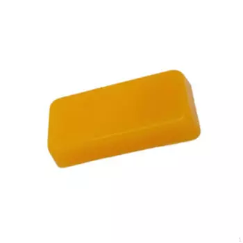 Компактный сноубордический воск для катания на лыжах и активного отдыха жёлтый