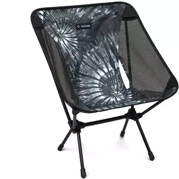 Компактный стул Helinox Outdoor Camping Chair One Tie Dye, легкий, черный, с эффектом тай-дай 1822261 (БКТД)