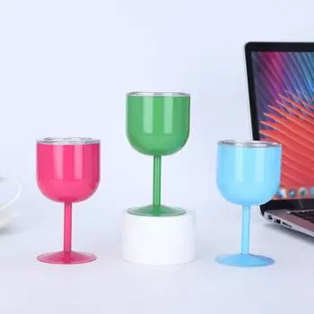 Компактный термобокал из нержавеющей стали на 4 унции с соломинкой и крышкой белый