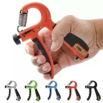 Компактный тяжелый захват Эргономичная ручка 5 цветов Усиленный захват для упражнений чёрный