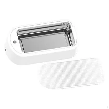 Компактный ультразвуковой очиститель ювелирных изделий для придания блеска аксессуарам белый