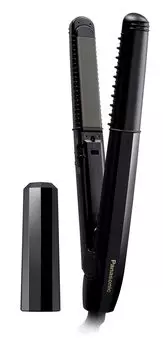 Компактный утюжок Panasonic для коротких волос и мужской укладки, прямой, двухсторонний, черный EH-HV19-K