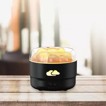 Компактный увлажнитель воздуха для эфирных масел и настольного использования чёрный