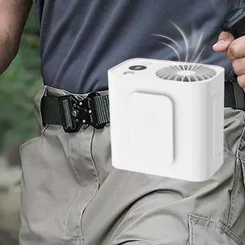 Компактный вентилятор для портативного охлаждения чёрный