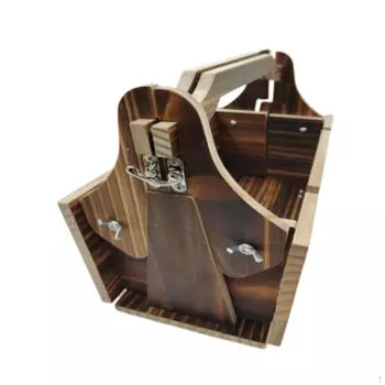 Компактный винный столик и поднос для закусок 2 в 1 для встреч на открытом воздухе Light Brown