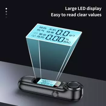 Компактный ЖК-экран, мини-тестер для вождения в нетрезвом виде, портативное дыхание для водителя