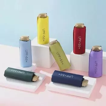 Компактный зонт Sunny & Rainy с 5-кратной защитой от ультрафиолета – складной карманный мини-зонт