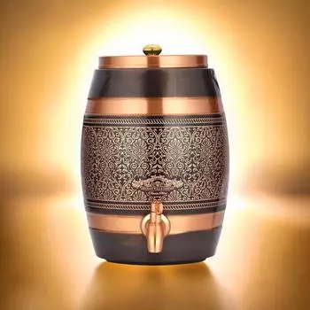 Компания Чистый Медный Диспенсер 5 литров Антикварный зудящий Бочка