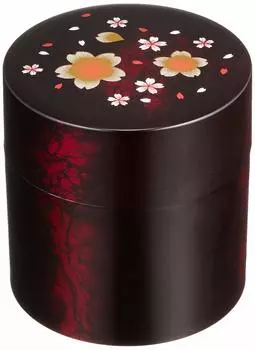 Компания Nakatani Brothers Company Лаковая посуда Yamanaka Чайница Caddy Bekko Fukuzakura 33-4814