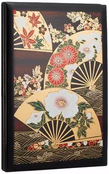 Компания Nakatani Brothers Яманака Лаковая посуда Книга-картинка в форме книги Маисен 33-3902 чёрный