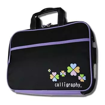 Компания Shishodo специализируется на изготовлении наборов для каллиграфии с различным содержимым в Японии! (узор клевера) фиолетовый