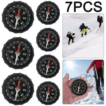 Компас для выживания на открытом воздухе. Навигационная кнопка. Карманный компас.