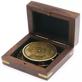 Компас Карманный Календарь Кемпинг Туристическое Снаряжение Латунный Гравированный Компас Главная